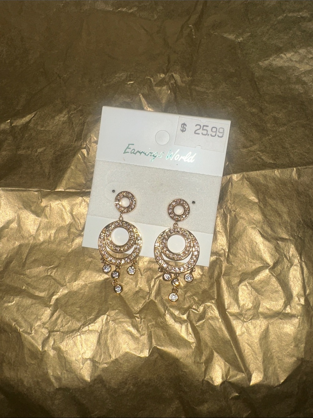 Gorgeous drop earrings
